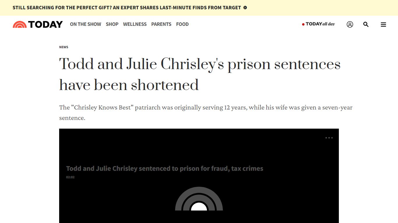 Todd and Julie Chrisley's prison sentences have been shortened